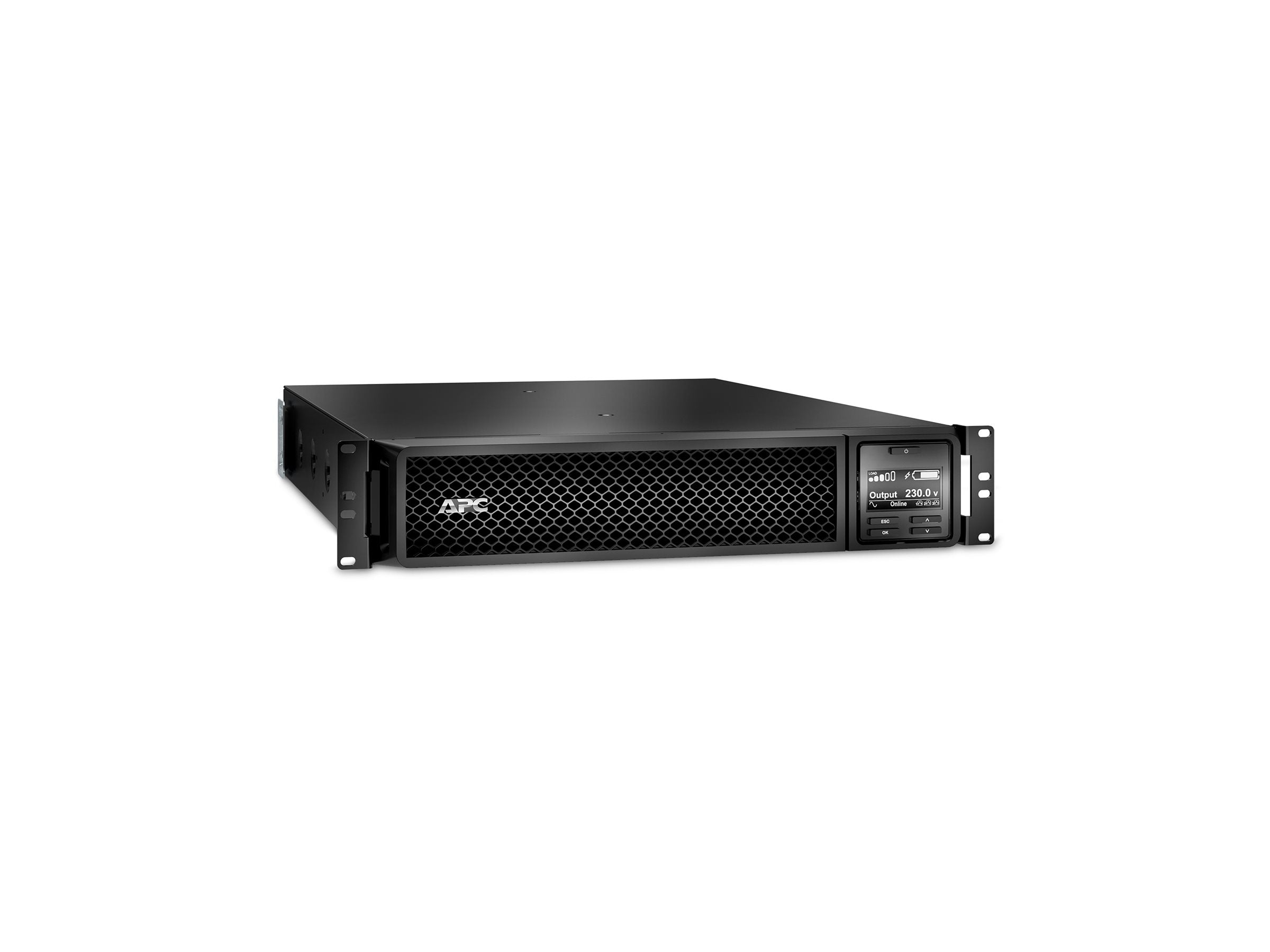 APC Smart-UPS SRT 2200VA RM UPS Rack AC 220/230/240V 1980Watt 2200VA lead acid RS-232 USB output connectors 10 2U BK