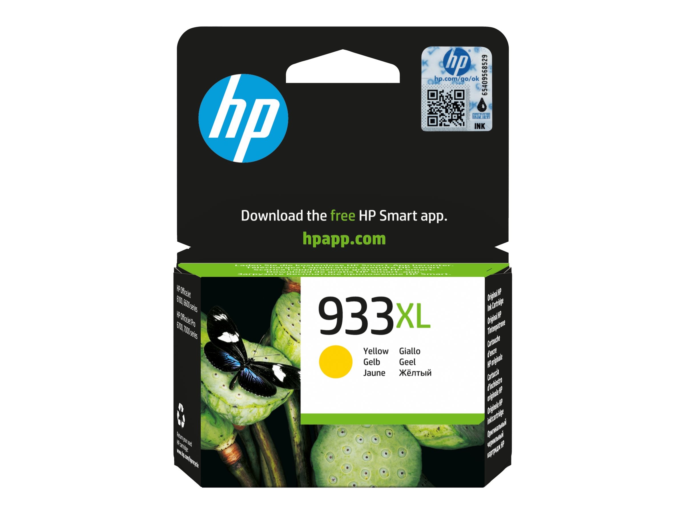 HP 933XL Yellow Officejet Ink Cartridge