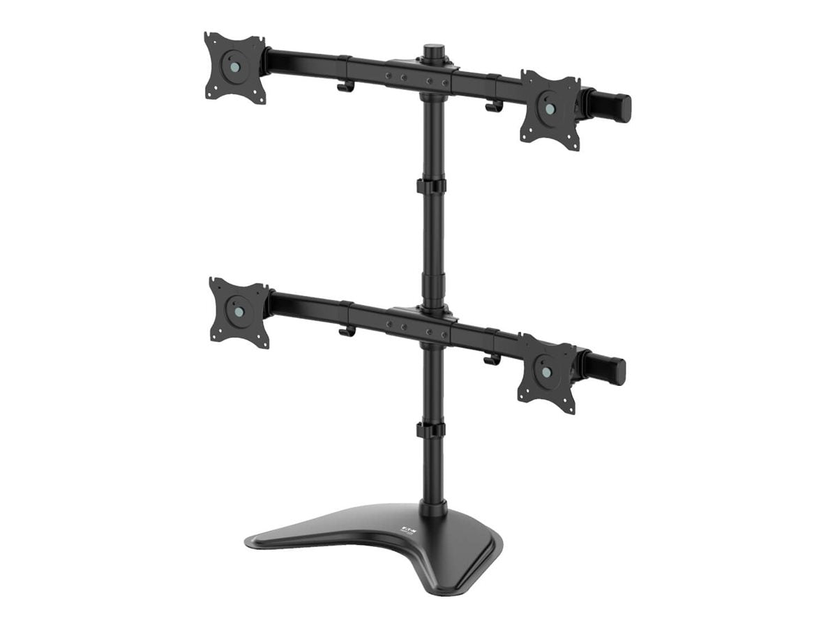 EATON TRIPPLITE Quad-Display Desktop Monitor Stand for 13inch to 27inch Flat-Screen Displays