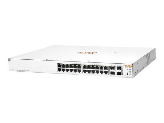 HPE Networking Instant On 1930 24G Class4 PoE 4SFP/SFP+ 195W Switch Commutateur C3 Géré 24 x 10/100/1000 PoE+4 x 1 Gigabit/10 Gb