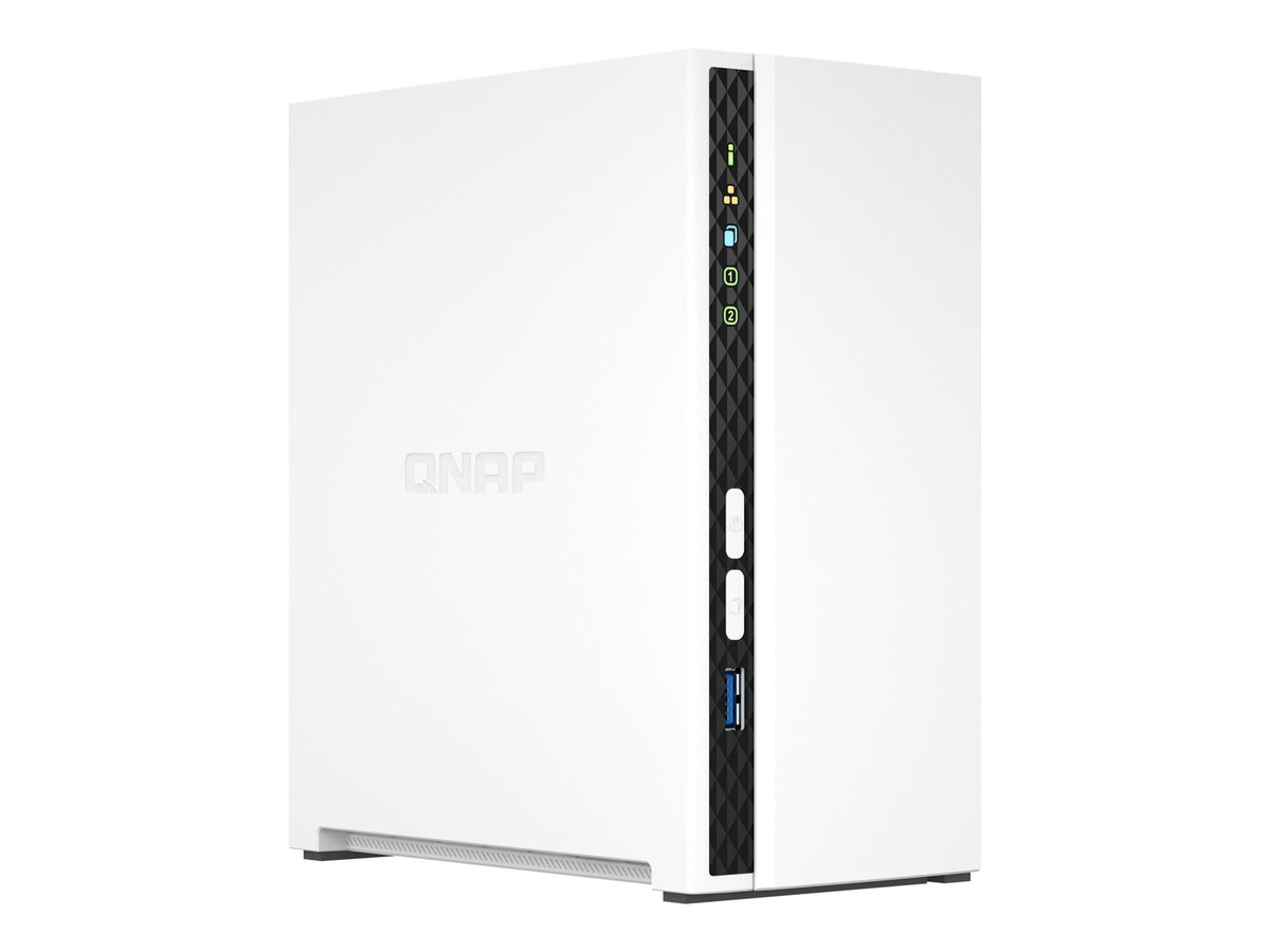 QNAP TS-233 2 bay ARM 2.0GHz Quad core 2xSATA 6Gb/s 2Go RAM on-board 1xGbE 1xUSB3.2 Gen1 and 2xUSB2.0