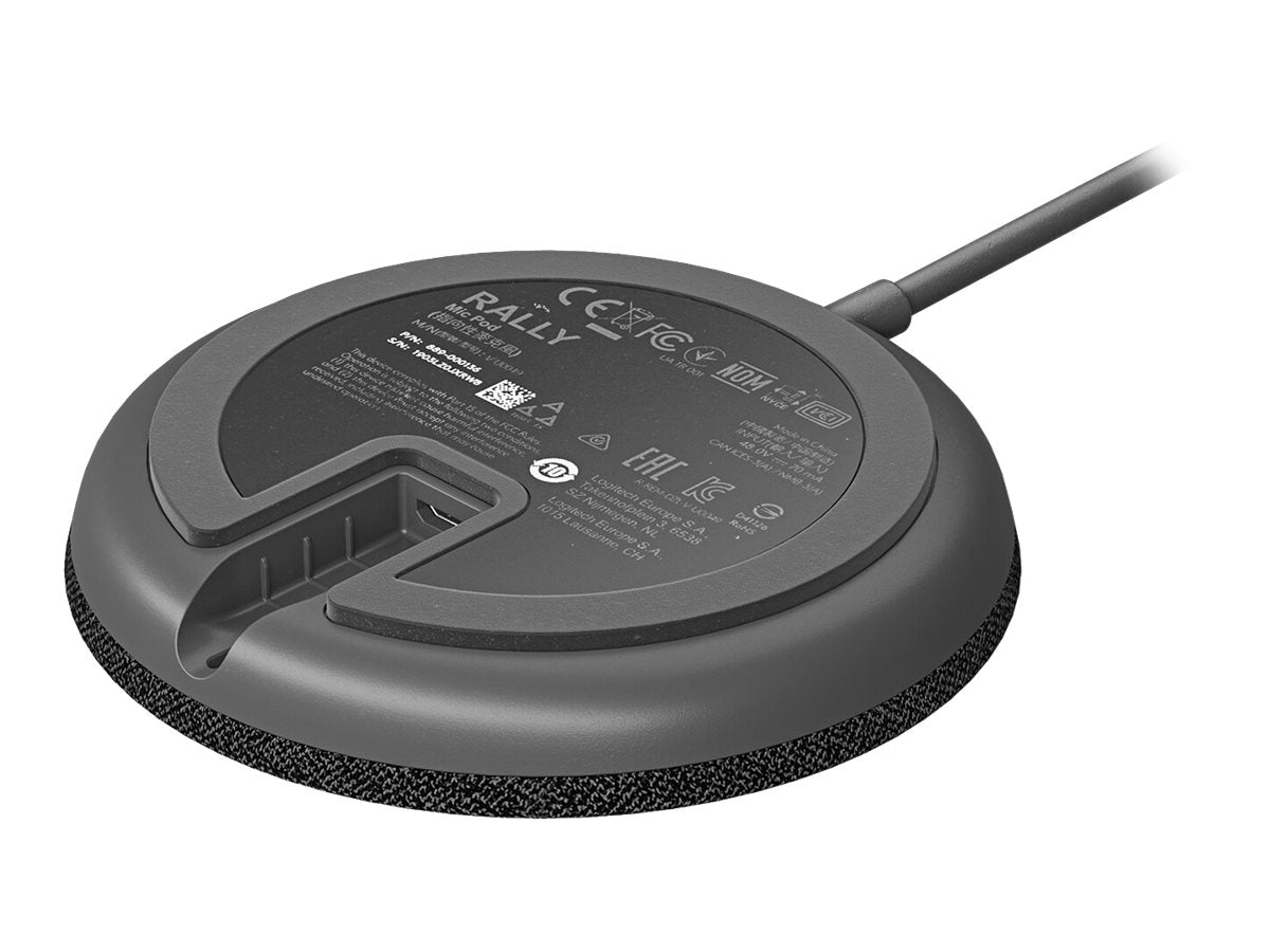 LOGITECH Rally Mic Pod Microphone for Rally Rally Plus Rally Bar Rally Bar Mini