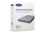 LACIE Mobile SSD 2To Secure USB-C USB 3.0 Space Gray