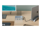 TARGUS HyperDrive Universal GEN2 15-in-1 USB-C Triple Video Docking Station - For MST enabled devices