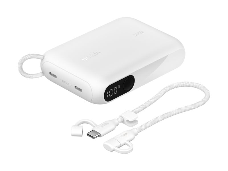BELKIN 10k PD20W Power Bank with Display White