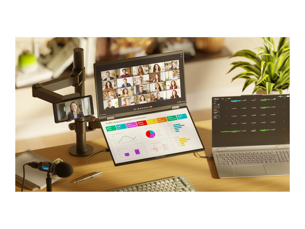 JAPANNEXT JNDMDIPS156F Double Ecran LED 15,6  FHD (1920x1080) à 60Hz  IPS  250