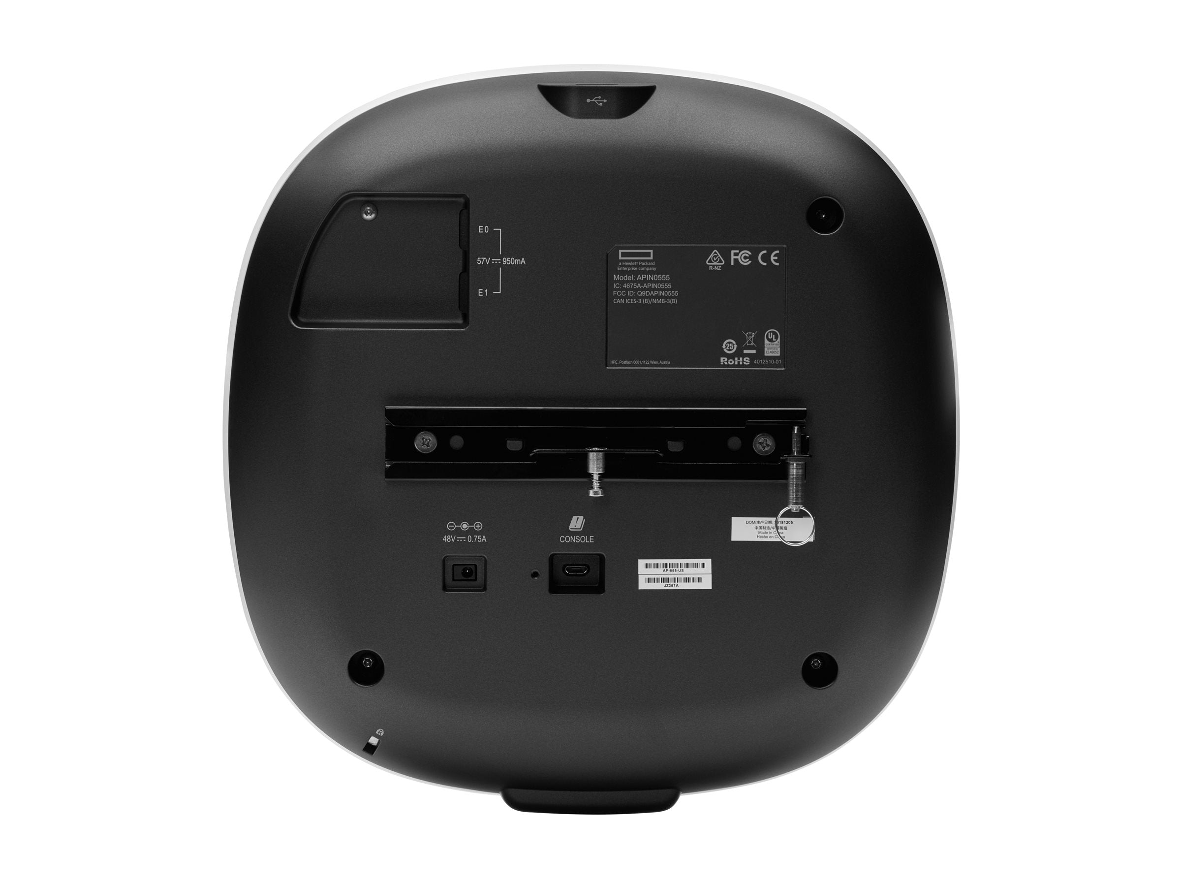 HPE Aruba AP-555 Access Point RW Dual Radio 8x8:8/4x4:4 802.11ax Internal Antennas Unified Campus
