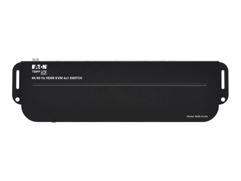 EATON TRIPPLITE HDMI USB KVM Switch 4-Port 4K 60Hz HDR HDCP 2.2 IR USB Sharing KVM/audio/USB switch 4xKVM/audio/USB