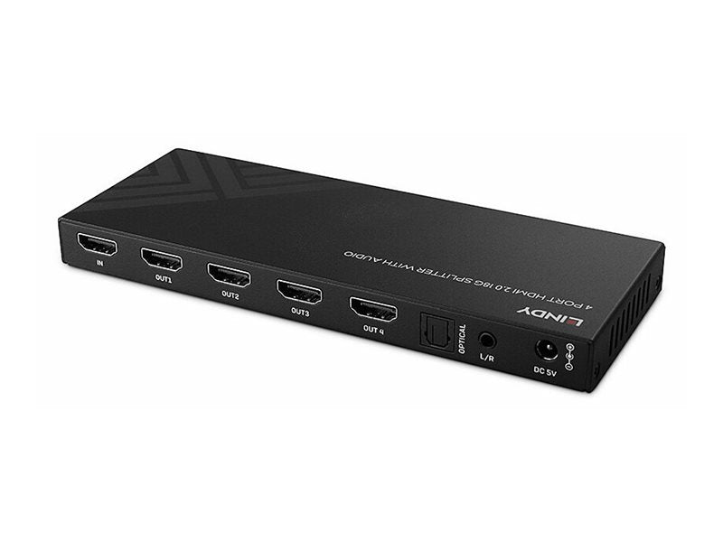 LINDY 4 Port HDMI 8K60 Splitter with Audio