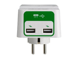 APC Essential SurgeArrest 1 Outlet 230V 2 Port USB Charger France