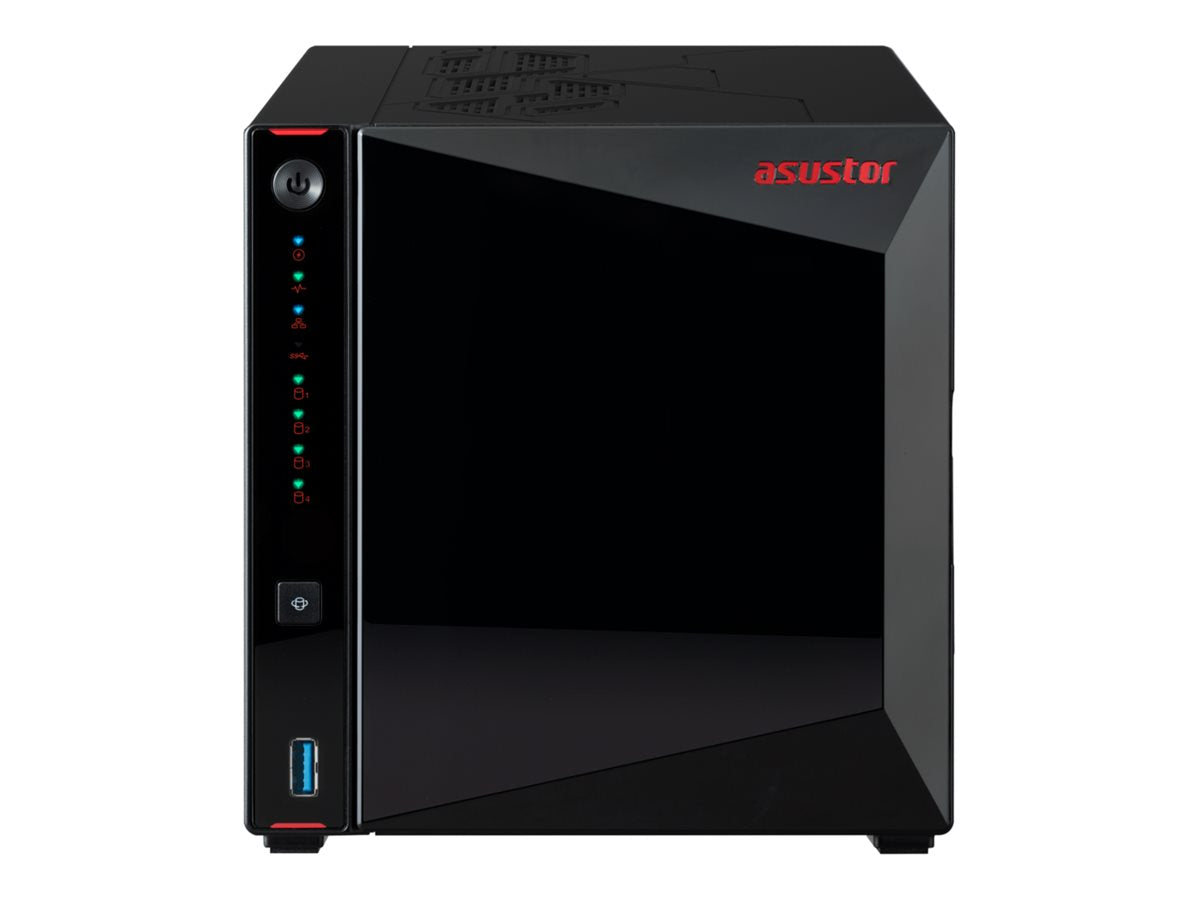 ASUSTOR NIMBUSTOR - AS5404T - NAS 4 baies - Intel Celeron N5105 Quad-Core - 4Go DDR4 - 2.5GbE x2 - NVMe - Tour - Garantie 3 ans