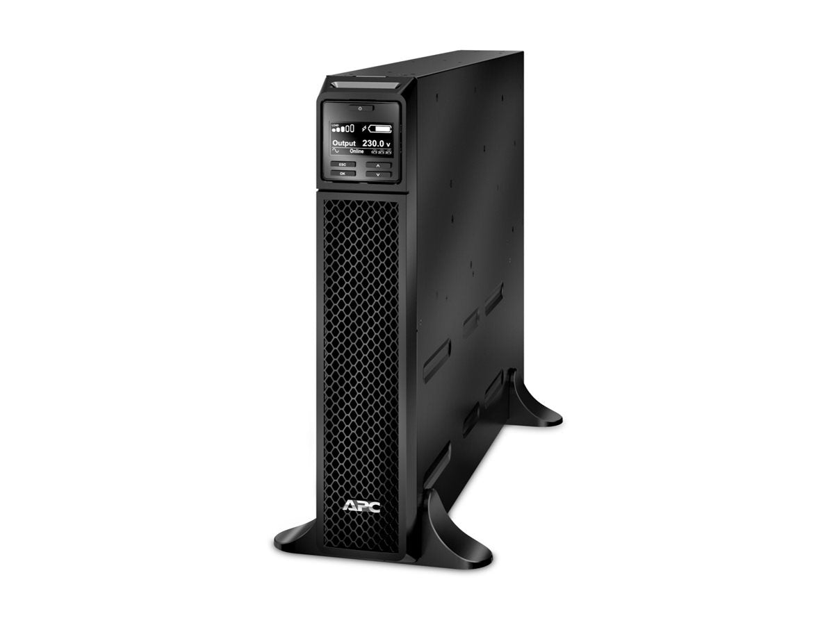APC Smart-UPS SRT 1000VA UPS rack-mountable / external AC 230V 1000Watt 1000VA RS-232 USB output connectors 6 PFC Black