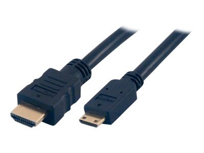 MCL Câble HDMI haute vitesse 3D + Ethernet type A / C (mini)  mâle - 1m    (P)