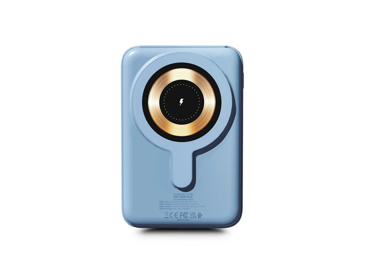URBAN FACTORY MAGNEE POWER Wireless Magnetic Universal Powerbank 10.000mAh - Allure Blue