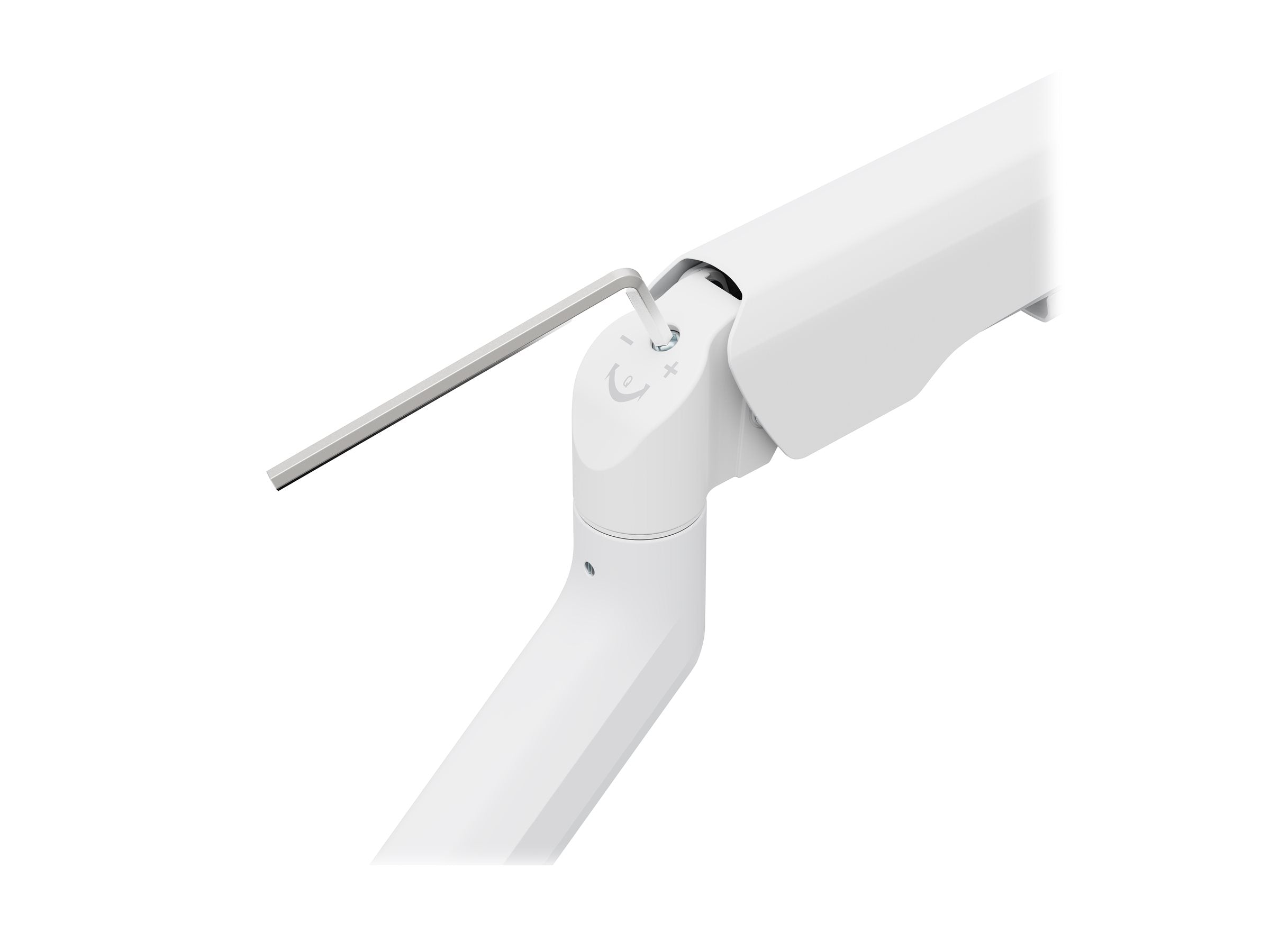 TNB ERGO - Double bras support articulé pour moniteur - blanc