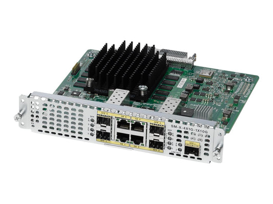 CISCO SM-X MODULE WITH 4-PORT DUAL-MODE GE/SFP OR 1-PORT 10G SFP+