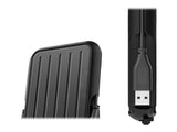 SILICON POWER External HDD Armor A66 2.5p 4To USB 3.2 IPX4 Black