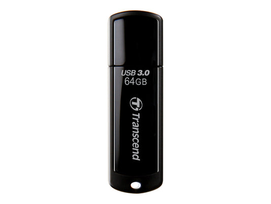 TRANSCEND 64Go Clé USB USB3.1 Gen1 - Classique - Noir