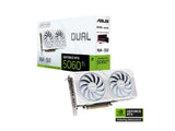 ASUS Dual GeForce RTX 5060 Ti 16Go GDDR7 White Edition PCIe 5.0 DLSS 4 HDMI 2.1b DisplayPort 2.1b