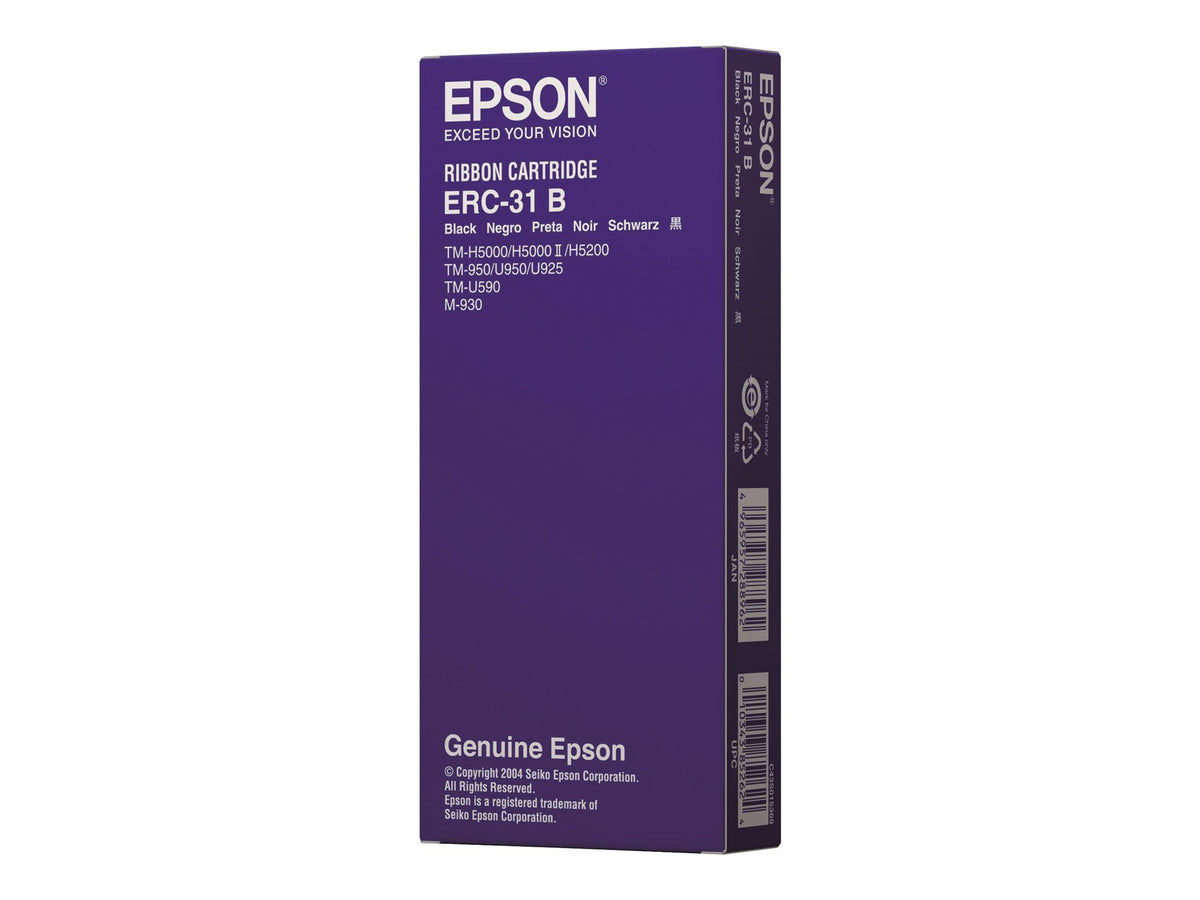 EPSON ERC31B ruban noir 4.500.000 caractères pack de 1