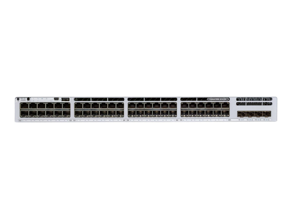 CISCO C9300L 48-port Full PoE 4x10G Uplink 1100WAC PS Meraki Persona