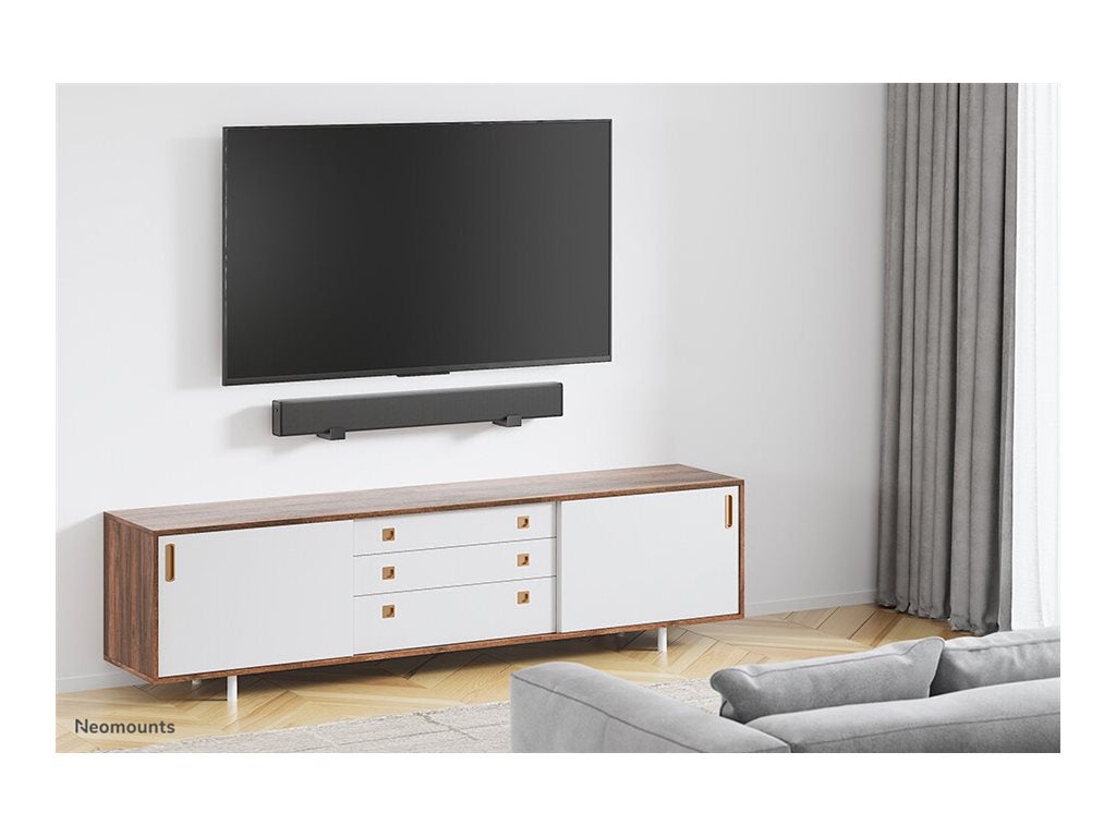NEOMOUNTS AWL29-550BL1 Support mural pour vidéobar/barre de son - max 15 kg - universel