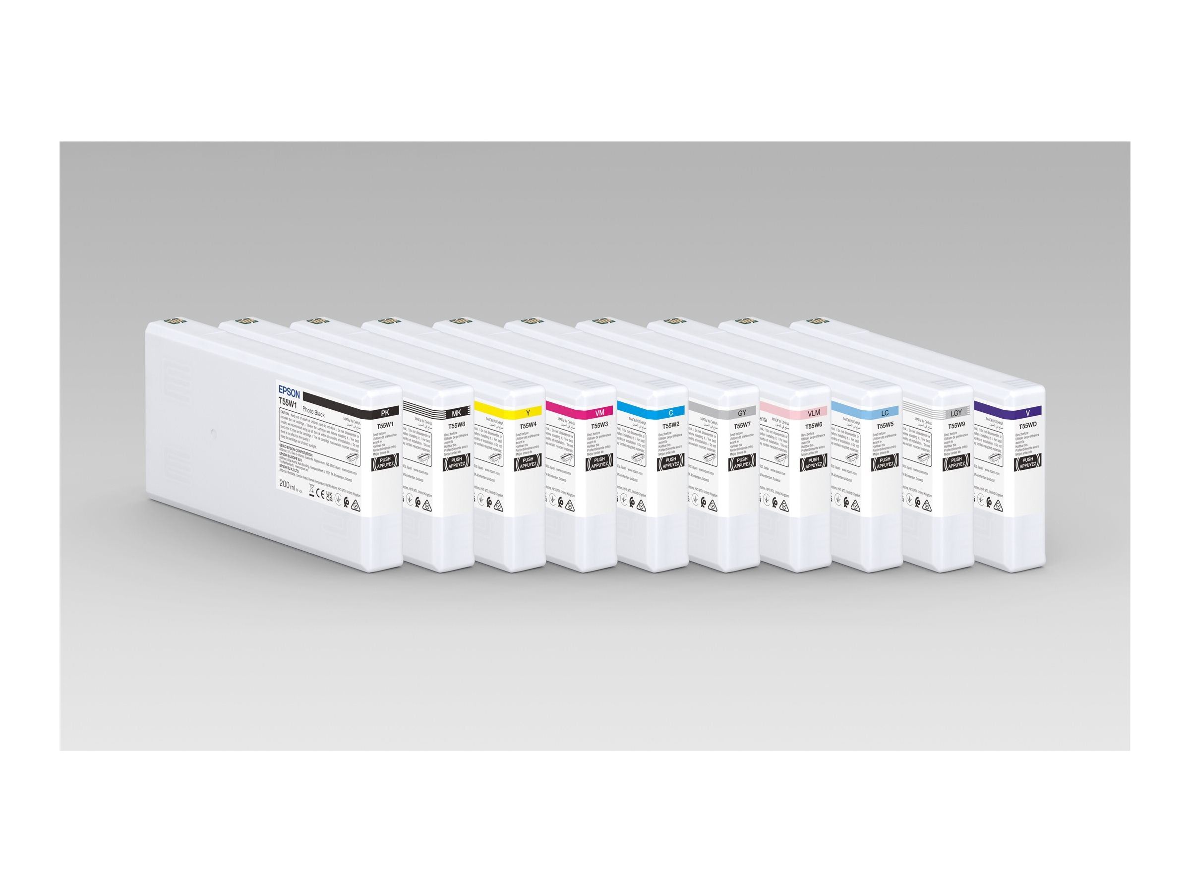 EPSON 5LB T55W3 Vivid Magenta Ink Cartridge 200ml