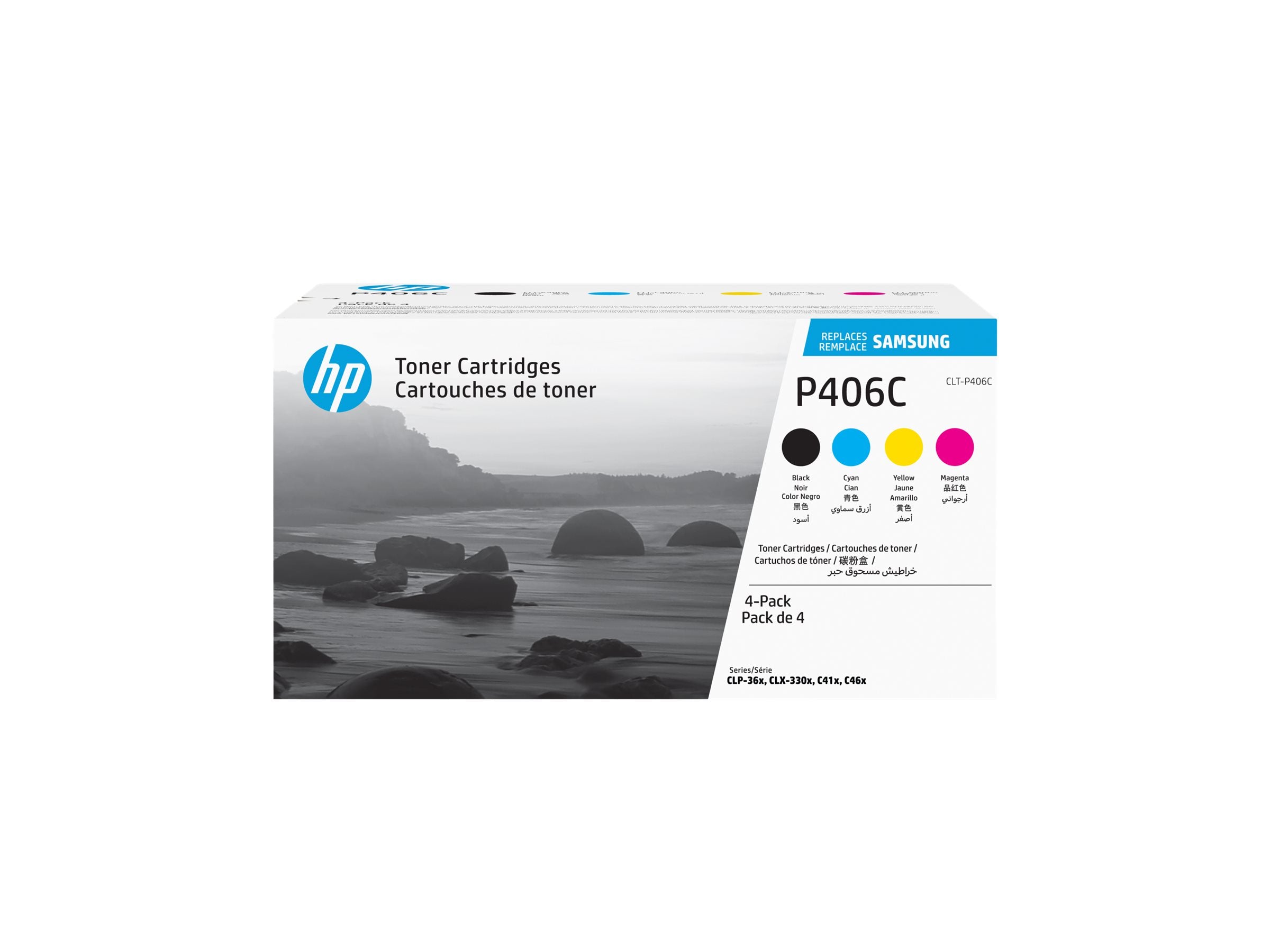 SAMSUNG original Toner cartridge LT-P406Cartridge/ELS 4-pk CartridgeYMK Toner cartridge SU375A