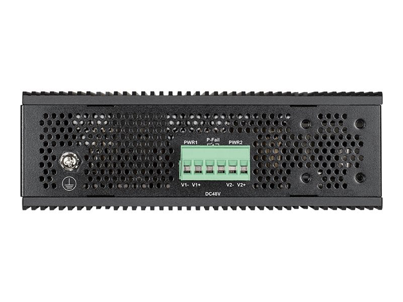 D-LINK 12 Port L2 Industrial Smart Managed Switch with 10 x 1GBaseTX ports 8 PoE 240W and 2 x SFP ports