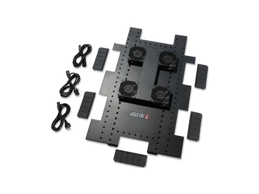 APC PLATINE DE VENTILATION POUR TOIT NOIRE POUR ARMOIRE NETSHELTER 600 MM