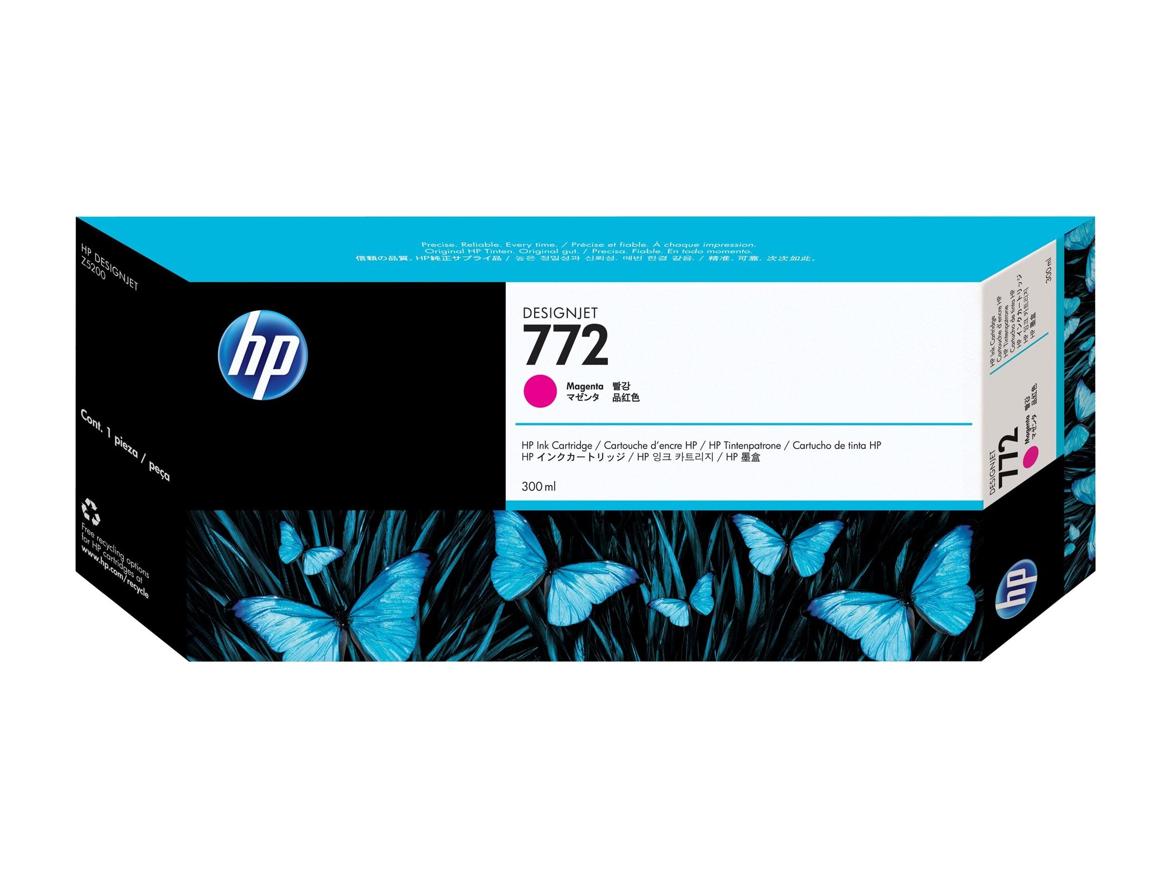 HP 772 original Ink cartridge CN629A magenta standard capacity 300ml 1-pack