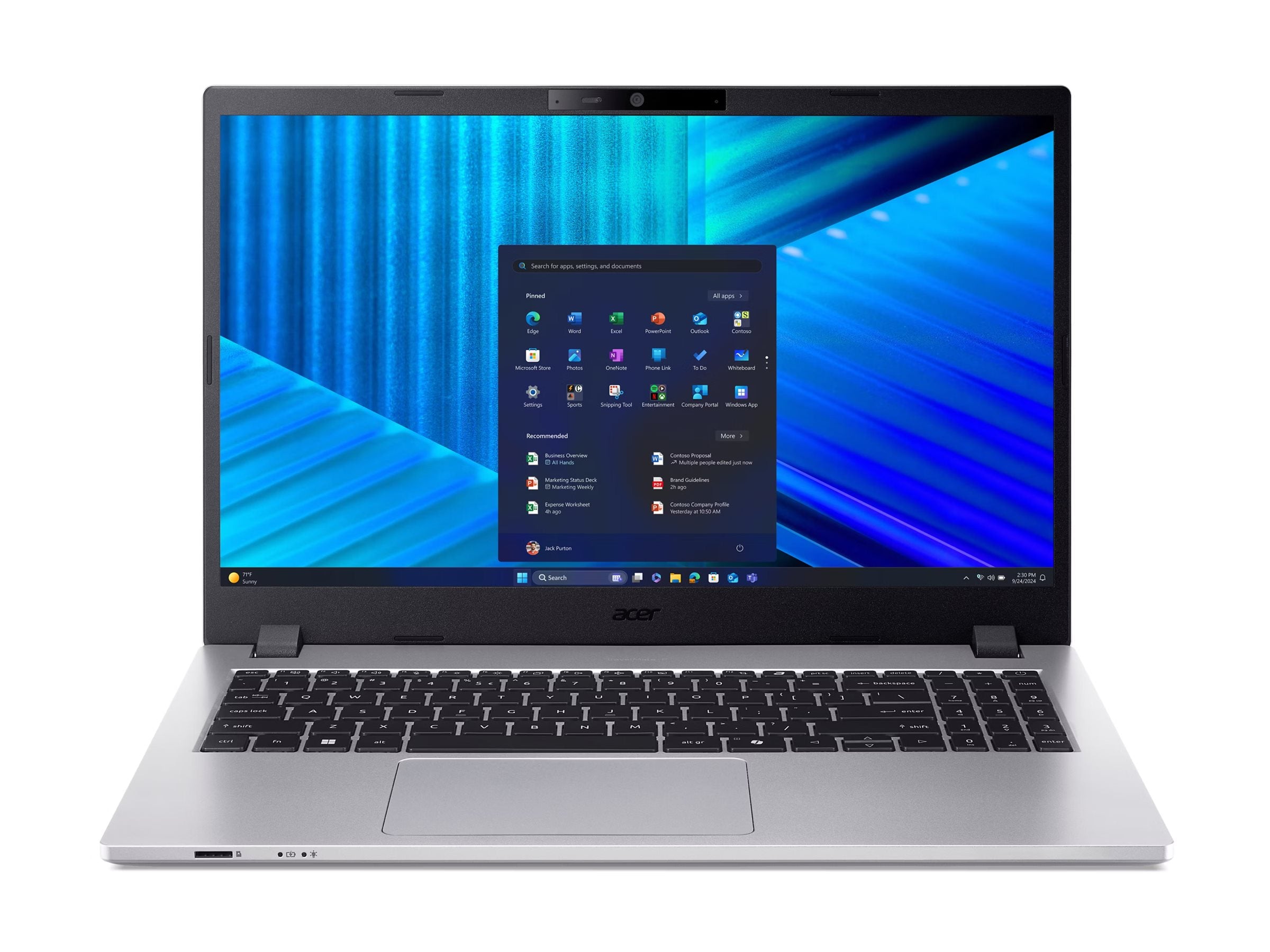 ACER TravelMate P2 15 TMP215-75-G2-TCO-52SZ Intel Core Ultra 5 125H 15.6p FHD 8Go 512Go SSD Intel Arc graphics W11P