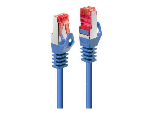 LINDY Basic Cat.6 S/FTP Cable Blue 0.5m Patch Cable