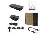 I-TEC Thunderbolt3/USB-C Dual DisplayPort 4K Docking Station 2xDP 1xGLAN 1xUSB 3.1 2xUSB 3.0 2xUSB-C Data 1xAutio/Mic 85W PD KL