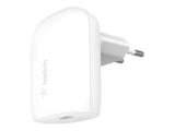 BELKIN 30w USB-C PD PPS Wall Charger White