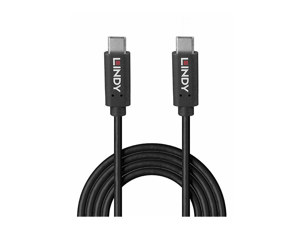 LINDY 1m USB 3.2 Type C Cable 20Gbps 100W PD GRS