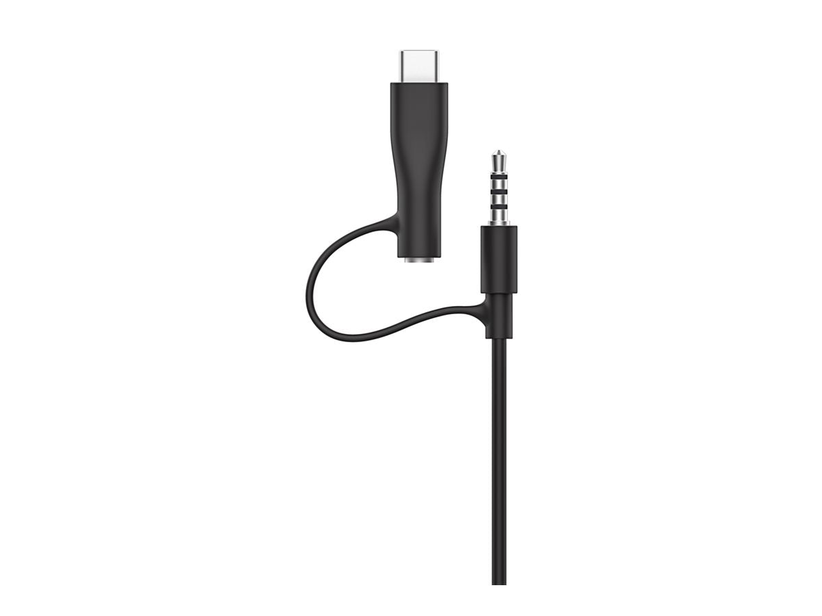 BELKIN SoundForm Mini Wired On-Ear Headphones USB-C & 3.5mm Black