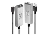 LINDY USB 2.0 MM Fibre Optic Extender 200m