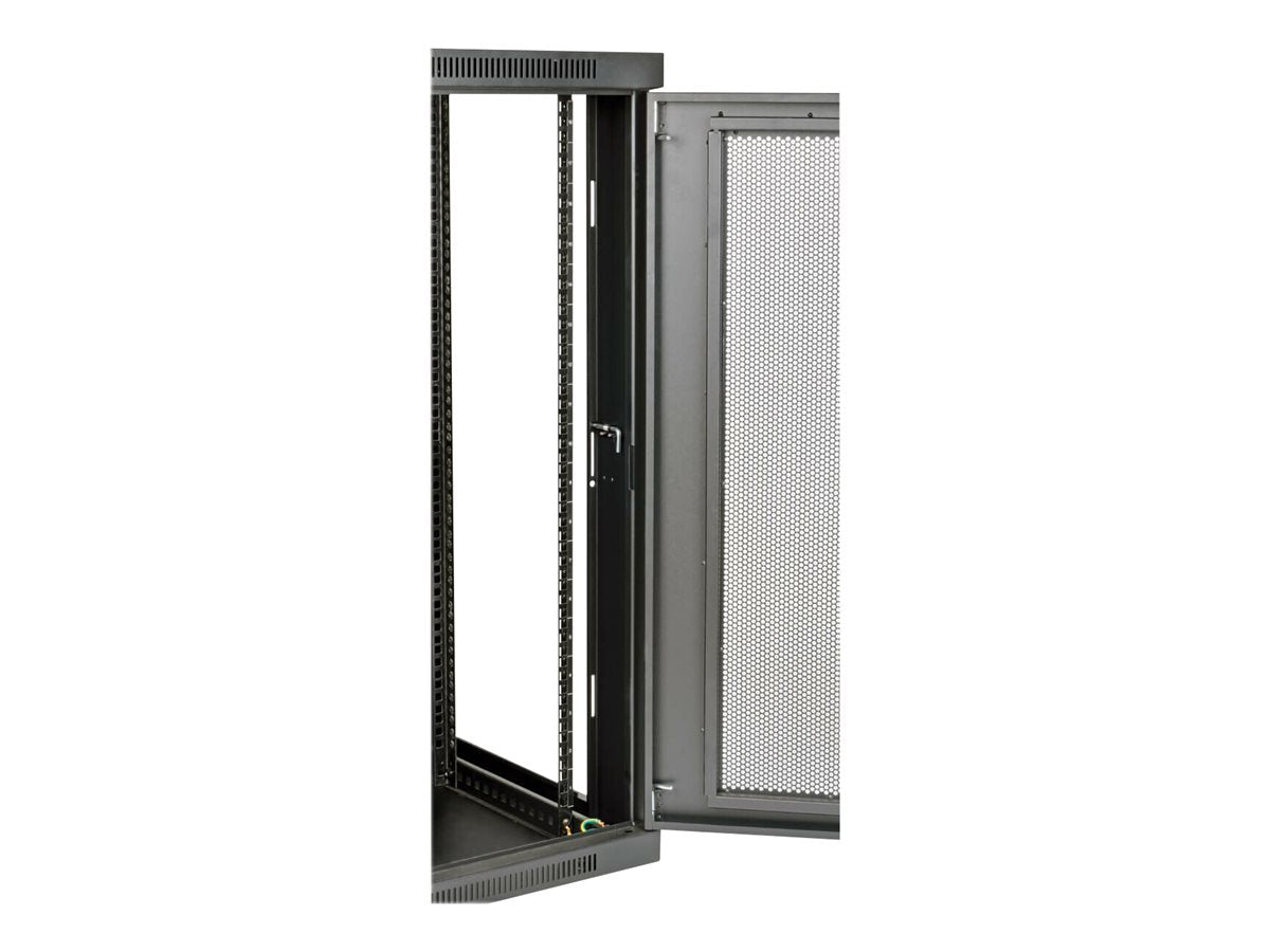 EATON TRIPPLITE 18U Wall Mount Rack Enclosure Server Cabinet Swinging Hinged Door Deep Rack cabinet wall mountable Black 18U 19