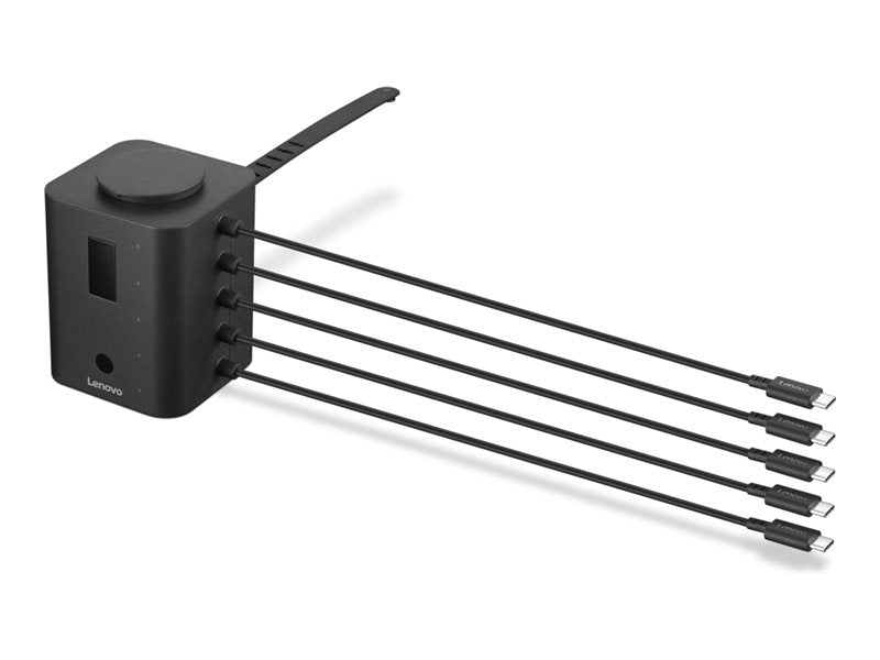 LENOVO Chrome Smart Charger Charging station 19Watt 1 A 5 output connectors (USB-C) black Worldwide