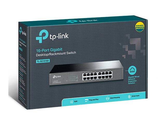 16 port Desktop/Rackmount Gigabit Switch