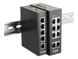 D-LINK 8-Port Unmanaged Layer2 Fast Ethernet Industrial Switch