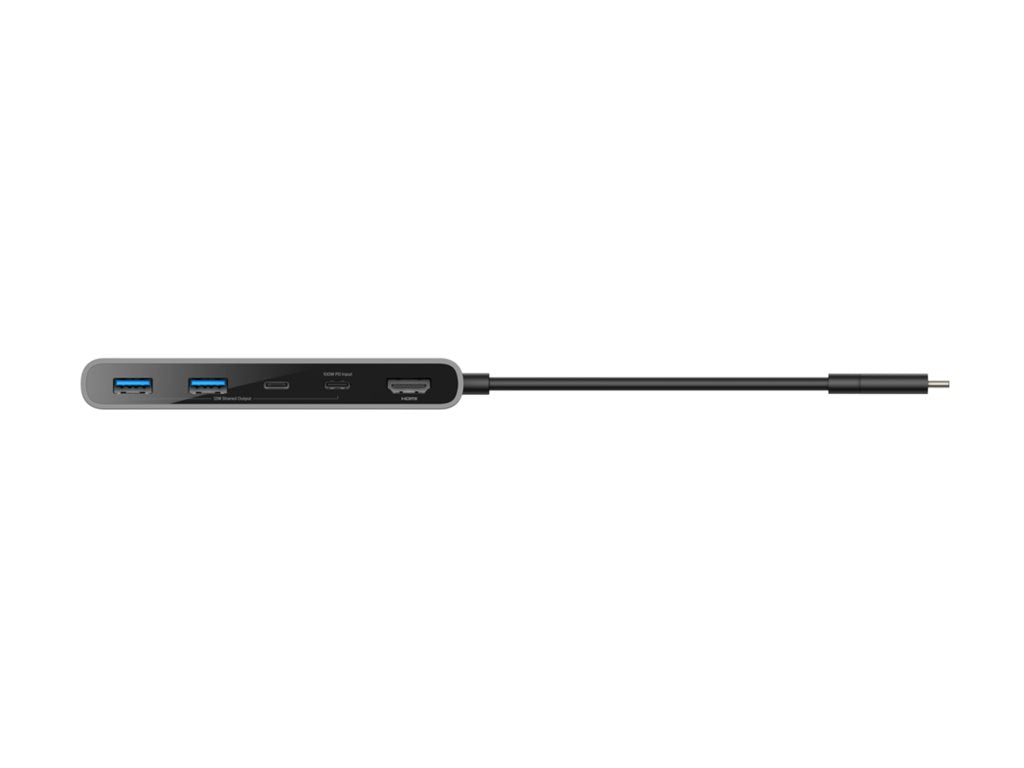 BELKIN Connect 7-in-1 USB-C Hub with Dual USB-C Ports - Silver
