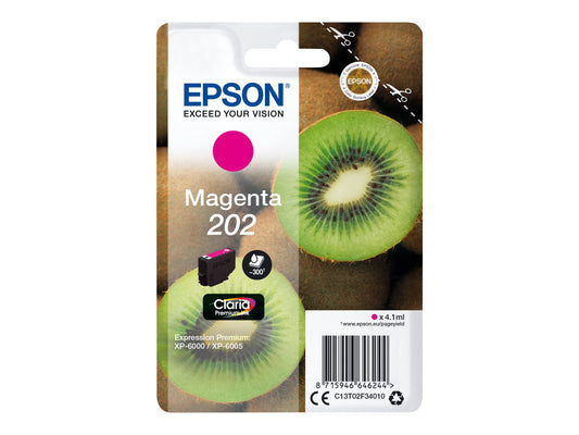 EPSON 4LB Singlepack Magenta 202 Kiwi Clara Premium Ink