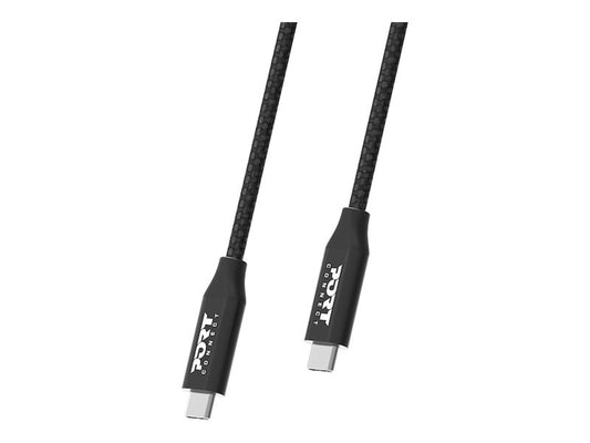 PORT DESIGNS Cable Type C To Type C 2m Pd 100W - Data Usb 3.2 - 20Gbps