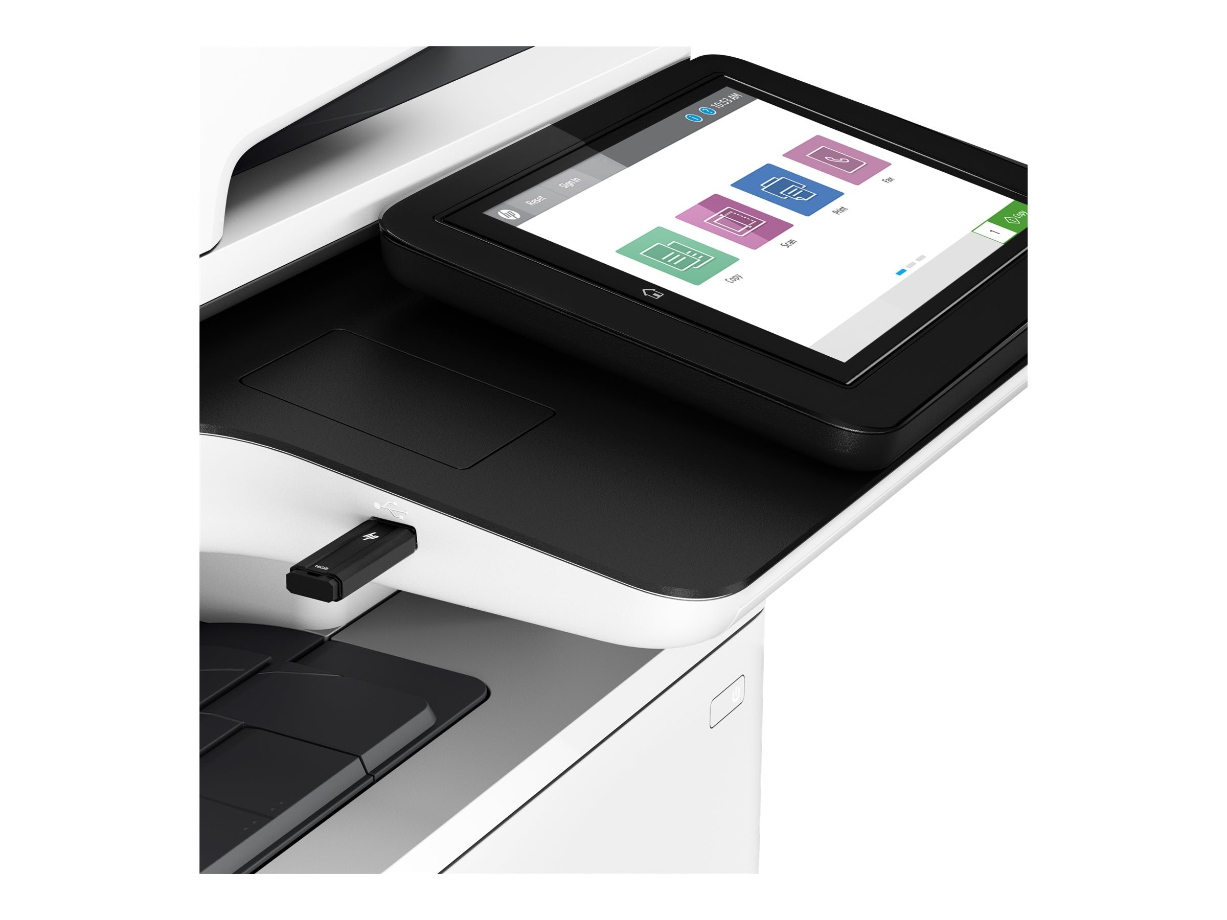 HP LaserJet Enterprise MFP M528dn MFP Mono laser A4 43ppm Copy 43ppm Print 650sheets USB LAN imprimante laser monochrome