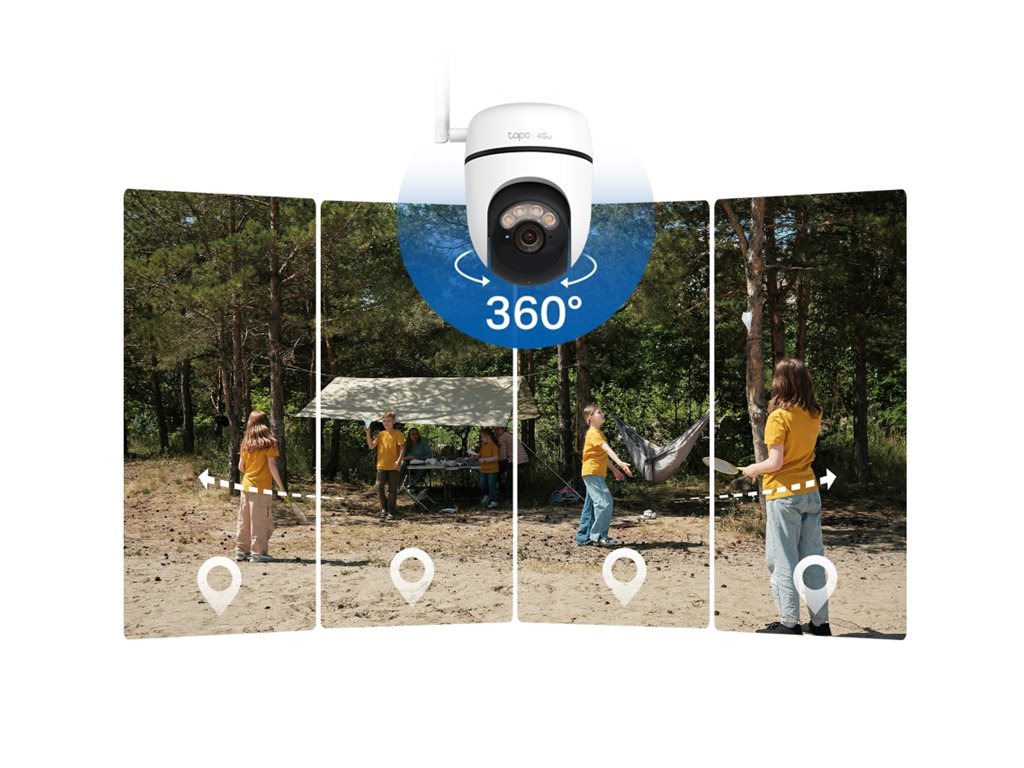 TP-LINK Solar-Powered Pan/Tilt 4G LTE Security Camera Kit