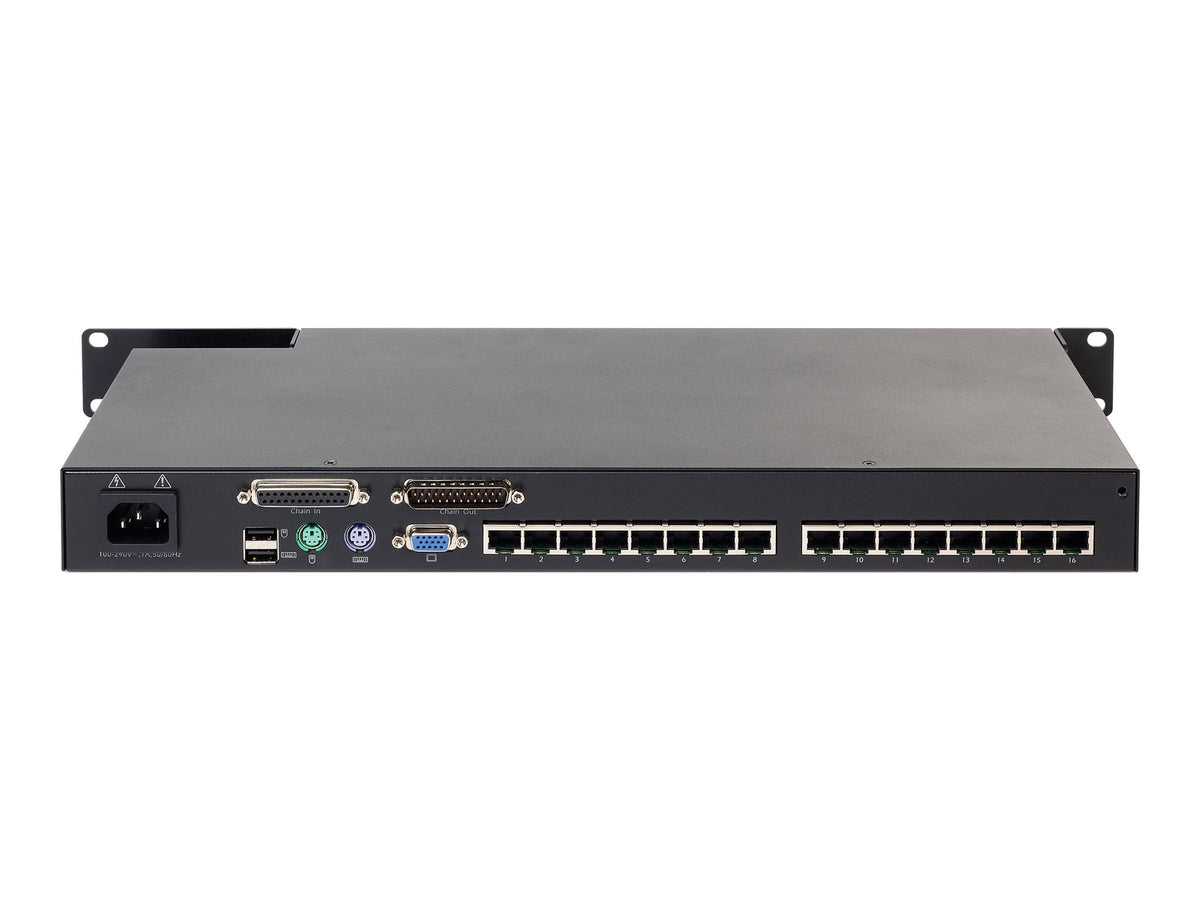 APC KVM 2G Analog KVM switch CAT5 16 x KVM ports 1 local user rack-mountable TAA Compliant