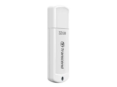 TRANSCEND 32Go Clé USB 2.0 - Blanc