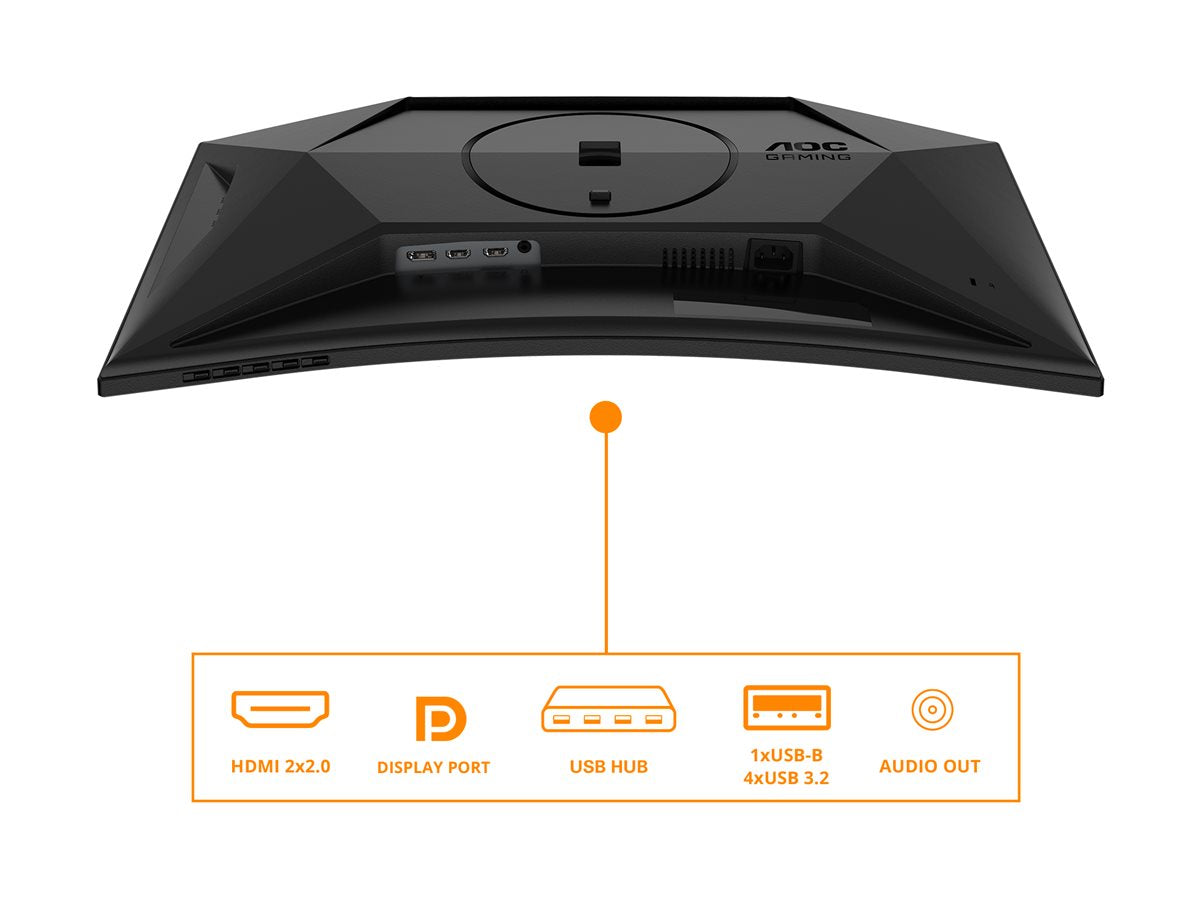 AOC C27G4ZXU 27p 1920x1080 0.3ms 2xHDMI DP USB Black/Grey